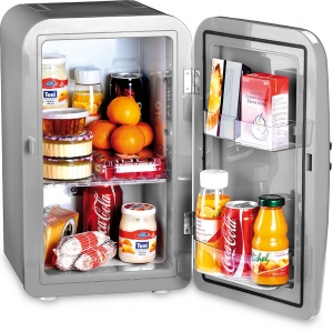 Mini frigider Trisa Frescolino Plus Argintiu